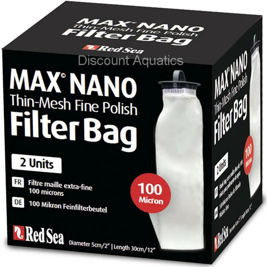 MAX NANO Thin Mesh Filter Socks 100 Micron (2 pack)